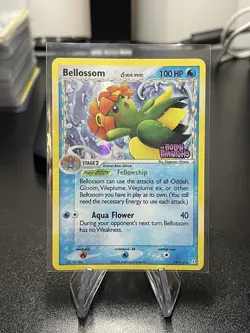 Pokemon TCG Card Bellossom EX Holon Phantoms 19/110 Stamped Reverse Holo - Image 1