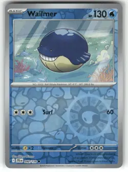 Wailmer 040/159 Reverse Holo Journey Together Pokemon TCG - Image 1