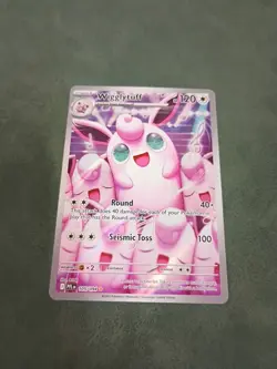 WIGGLYTUFF ILLUSTRATION RARE 2025 POKEMON PHANTASMAL FLAMES 105/094 MEGA EVOLUTI - Image 1