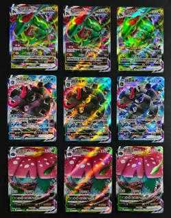 Rayquaza Blastoise Venusaur RRR VMAX TCG Chinese Pokemon Holo Lot*9 NE40 - Image 1