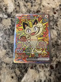 Meowth ex #121 SIR Pokemon Perfect Order - Image 1