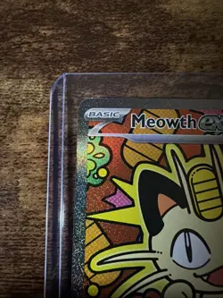 Pokemon TCG Meowth EX Holo SIR 121/88 NM - Image 2