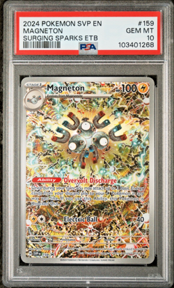 Pokemon TCG Magneton SVP Promo #159 Scarlet & Violet Holo EN PSA 10 - Image 1