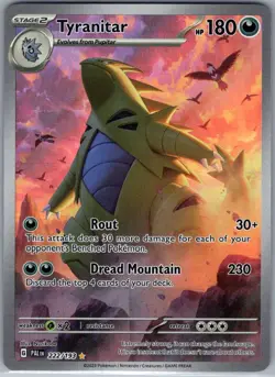 Tyranitar 222/193 SV02: Paldea Evolved - Pokemon Card - NM - Image 1