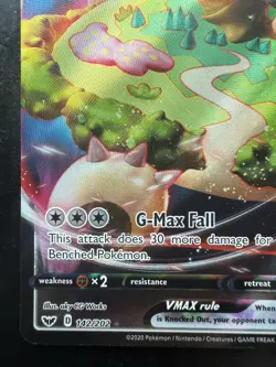 Pokemon Snorlax VMAX 142/202 Ultra Rare Full Art Holo Sword & Shield (NM) - Image 4