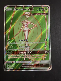 Pokemon Tcg Pheromosa GX (Full Art) 140/156 Sm-Ultra Prism Holo - Image 1