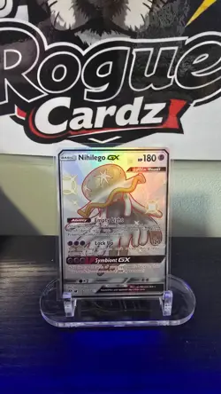 Nihilego GX SV62/SV94 Shiny GX Rare Hidden Fates Shiny Vault Pokemon Near Mint - Image 1