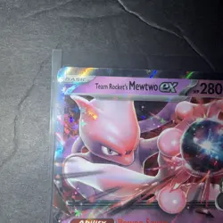 Team Rocket's Mewtwo ex 079/217 Double Rare Ascended Heroes Pokemon TCG - Image 2