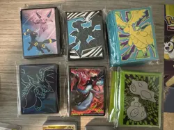 Pokemon TCG ETB and Collection Box Sleeves Lot Of 8 Sealed - Image 1