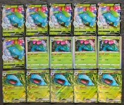 15*Lot Pokemon TCG S-Chinese with 3 different Venusaur Holo R&RR V&EX #3 JD90 - Image 1