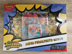 Pokemon TCG: Ascended Heroes Mega Feraligatr ex Box. New & Factory Sealed. - Image 1