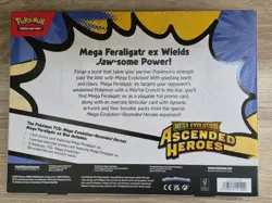 Pokemon TCG: Ascended Heroes Mega Feraligatr ex Box. New & Factory Sealed. - Image 2