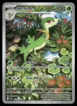 2025 Servine - 088/086 Illustration Rare Holo NM SV: Black Bolt Pokemon - Image 1