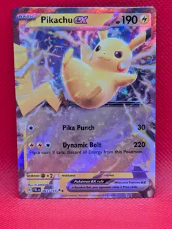PIKACHU EX 063/193 DOUBLE RARE PALDEA EVOLVED POKEMON NM/M PIKACHU EX - Image 1