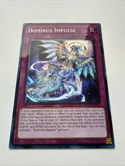yugioh TCG Rarity Collection 5 Dominus Impulse Collector's Rare NM - Image 3