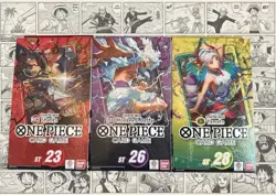 One Piece Starter Deck Lot ST-23 ST-26 ST-28 Shanks Luffy Yamato Sealed TCG - Image 1