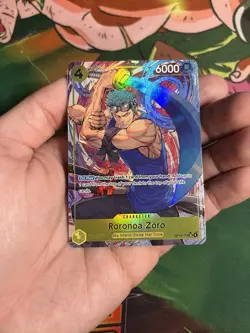 One Piece CCG Roronoa Zoro OP15-113 SR Alt Art Adventure on KAMI's Island ENG NM - Image 1