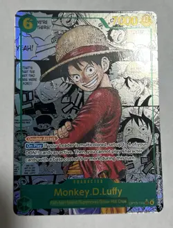 Monkey.D.Luffy (118) (Super Alternate Art) OP13-118 Carrying On His Will Manga - Image 1