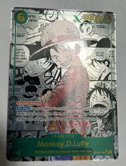 Monkey.D.Luffy (118) (Super Alternate Art) OP13-118 Carrying On His Will Manga - Image 3