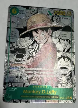 Monkey.D.Luffy (118) (Super Alternate Art) OP13-118 Carrying On His Will Manga - Image 4