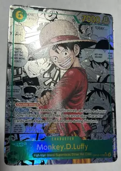 Monkey.D.Luffy (118) (Super Alternate Art) OP13-118 Carrying On His Will Manga - Image 5