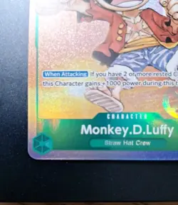 One Piece Monkey D. Luffy P-037 Promo Foil Gen Con 2023 Promotion P 037 English - Image 4