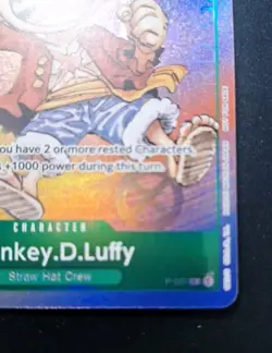 One Piece Monkey D. Luffy P-037 Promo Foil Gen Con 2023 Promotion P 037 English - Image 5