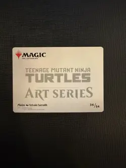 Plains Art Card 36 S Art Series: Teenage Mutant Ninja Turtles NM - Image 2