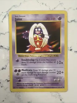 Pokemon Card - Jynx Base Set (Shadowless) 31/102 Uncommon - Image 1