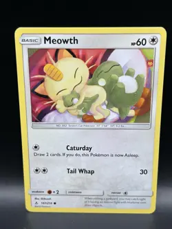 Meowth 147/214 - Pokemon Unbroken Bonds Card - LP - Image 1