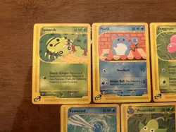 Pokemon TCG Aquapolis Non Holo Lot 5 Cards 2002 Vintage!! - Image 2