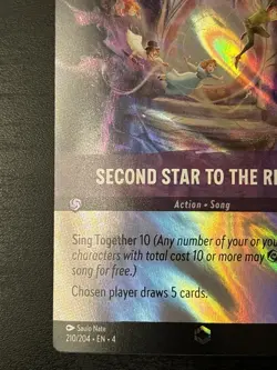 Disney Lorcana Second Star to the Right (Enchanted) Holo Ursula's Return 210/204 - Image 5