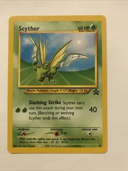 Pokemon - Scyther 45 - Black Star Promo Card - Image 1