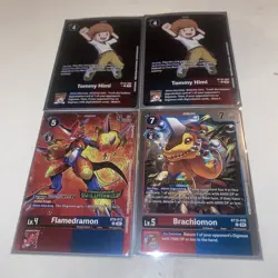 Digimon Card Game Flamedramon Evolution Cup Tommy Himi Brachiomon Blue Red Deck - Image 1