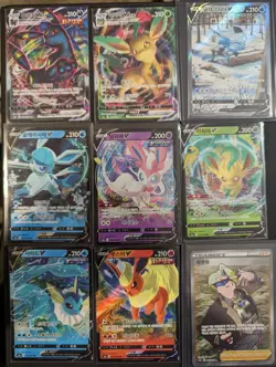 Pokemon Korean S6a Eevee Heroes Card Lot - SR, RRR, RR, R including Glaceon SR - Image 1