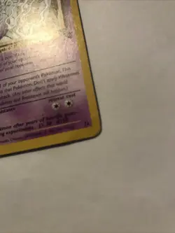 Pokemon Card Mewtwo Black Star Promo 12 - Image 2