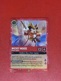 Mickey Mouse - Pirate Captain 18 Disney Lorcana Promo Cards HOLOFOIL 🔥 - Image 3