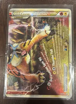 Pokemon Entei & Raikou Legend Unleashed 91/95 Holo Ultra Rare English Card - Image 1