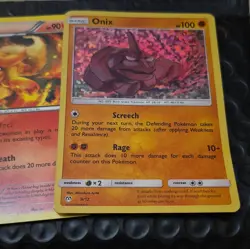 Pokemon TCG Onix 9/12 & Flareon 13/98 Holo Regular Mixed Card Lot - Image 1