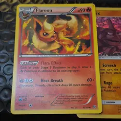 Pokemon TCG Onix 9/12 & Flareon 13/98 Holo Regular Mixed Card Lot - Image 2