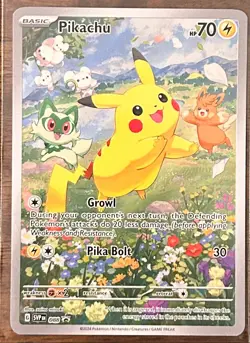 Pikachu 088 Sv: Scarlet & Violet Promo Cards Holo NM 2024 - Image 1
