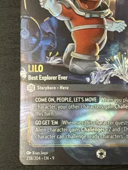Lilo - Best Explorer Ever - Enchanted Card 238/204 Disney Lorcana Enchanted Nm - Image 5