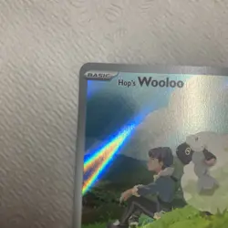 Pokemon TCG Hop's Wooloo Illustration Rare Holo Card 170/159 Journey Together - Image 5