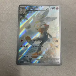 Pokemon TCG Raboot Stellar Crown Holo Card 147/142 Sv07 - Image 1