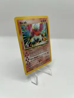 Pokemon TCG Neo Revelation Ho-Oh 7/64 Holo Rare Card WOTC Vintage - LP - Image 3