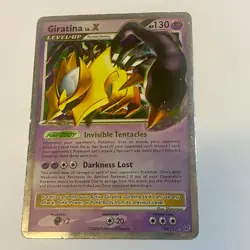 Giratina LV.X - 124/127 - Ultra Rare - Platinum - Pokemon Card - LP TCG MP - Image 1
