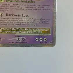 Giratina LV.X - 124/127 - Ultra Rare - Platinum - Pokemon Card - LP TCG MP - Image 4
