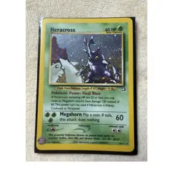 Pokemon Heracross 6/111 Neo Genesis Holo Rare Unlimited 60 HP Basic English Card - Image 1