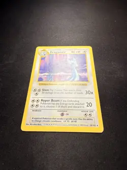 Pokemon Dragonair 18/102 Rare Shadowless Set 1999 80 HP Card Wizards the Coast - Image 2
