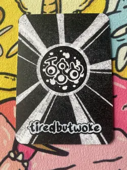 Fan Art Card by Tiredbutwoke, Set 2, Sleepy Forest - Pikachu Holographic Card - Image 2